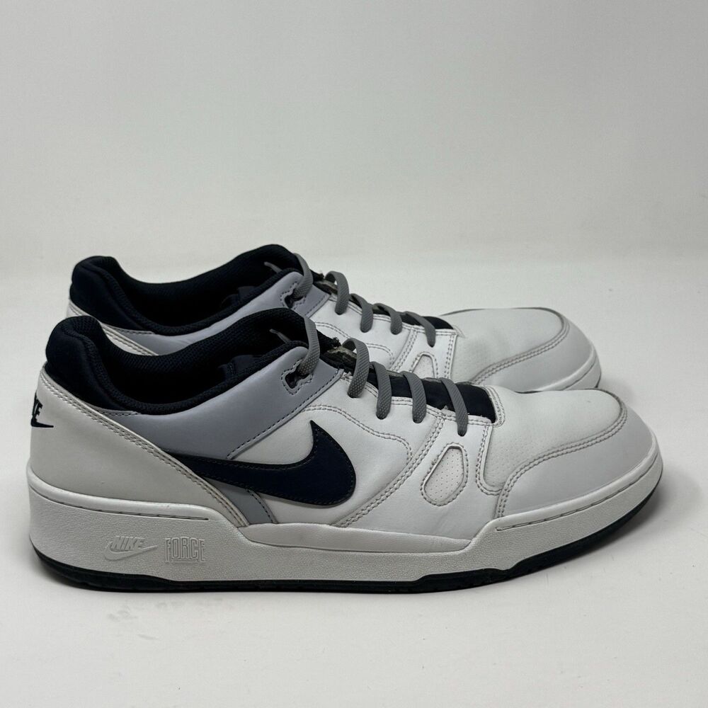 Nike Full Force Lo Shoes Platinum Tint Wolf Grey Obsidian Mens 14 FB1362-002
